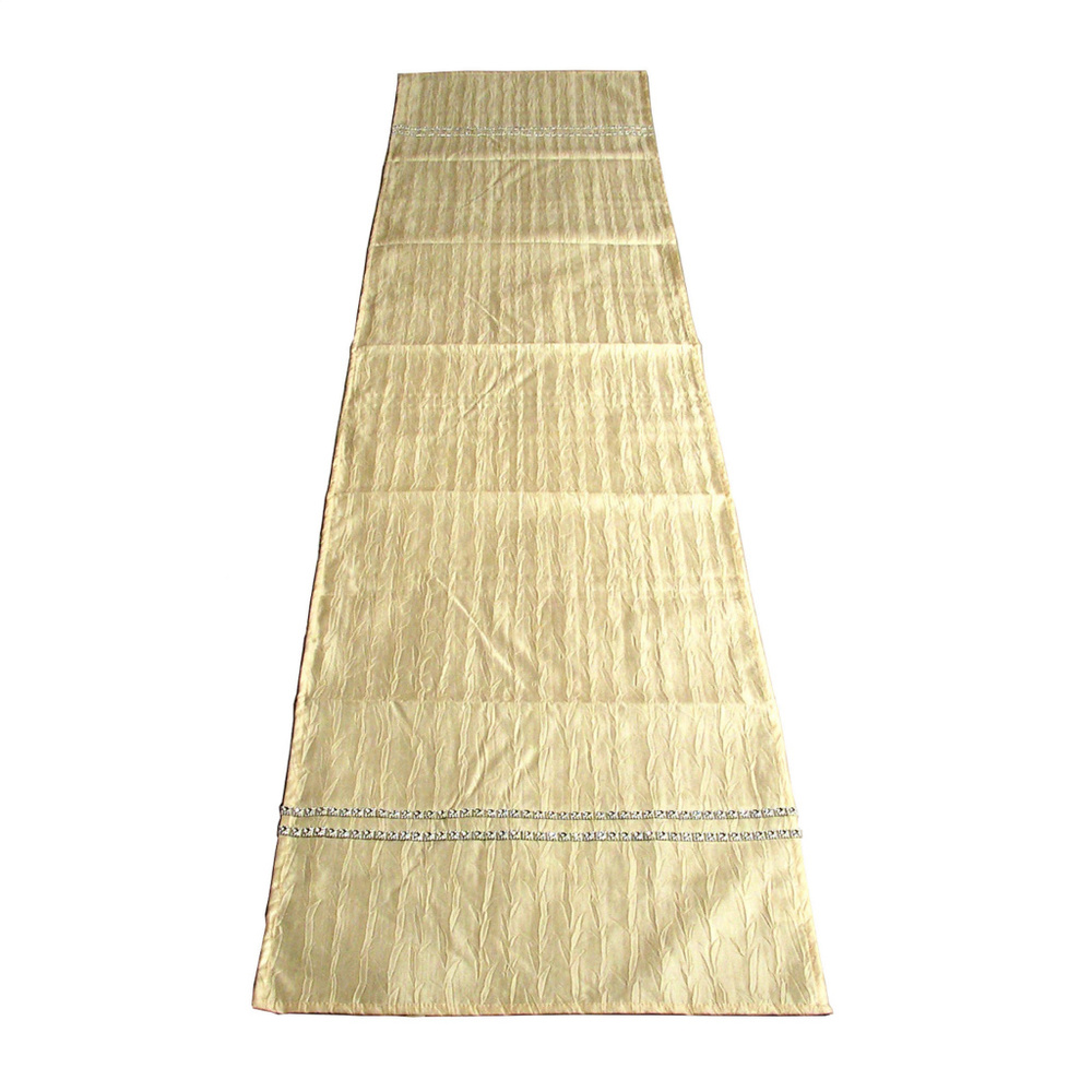 NWT Louella Collection Ivory Jeweled Table Runner